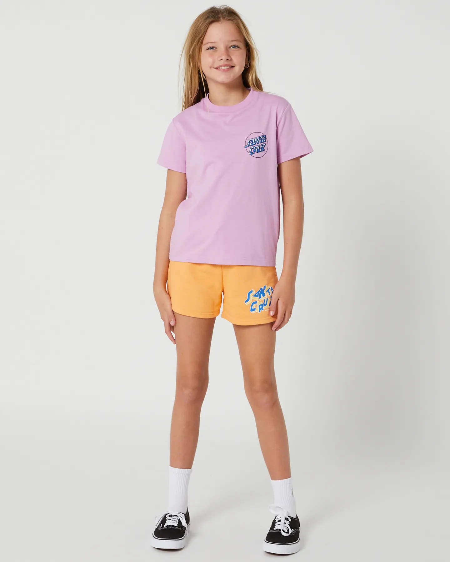 Santa Cruz Zebra Marble Opus Dot Tee - Pale Pink | SurfStitch