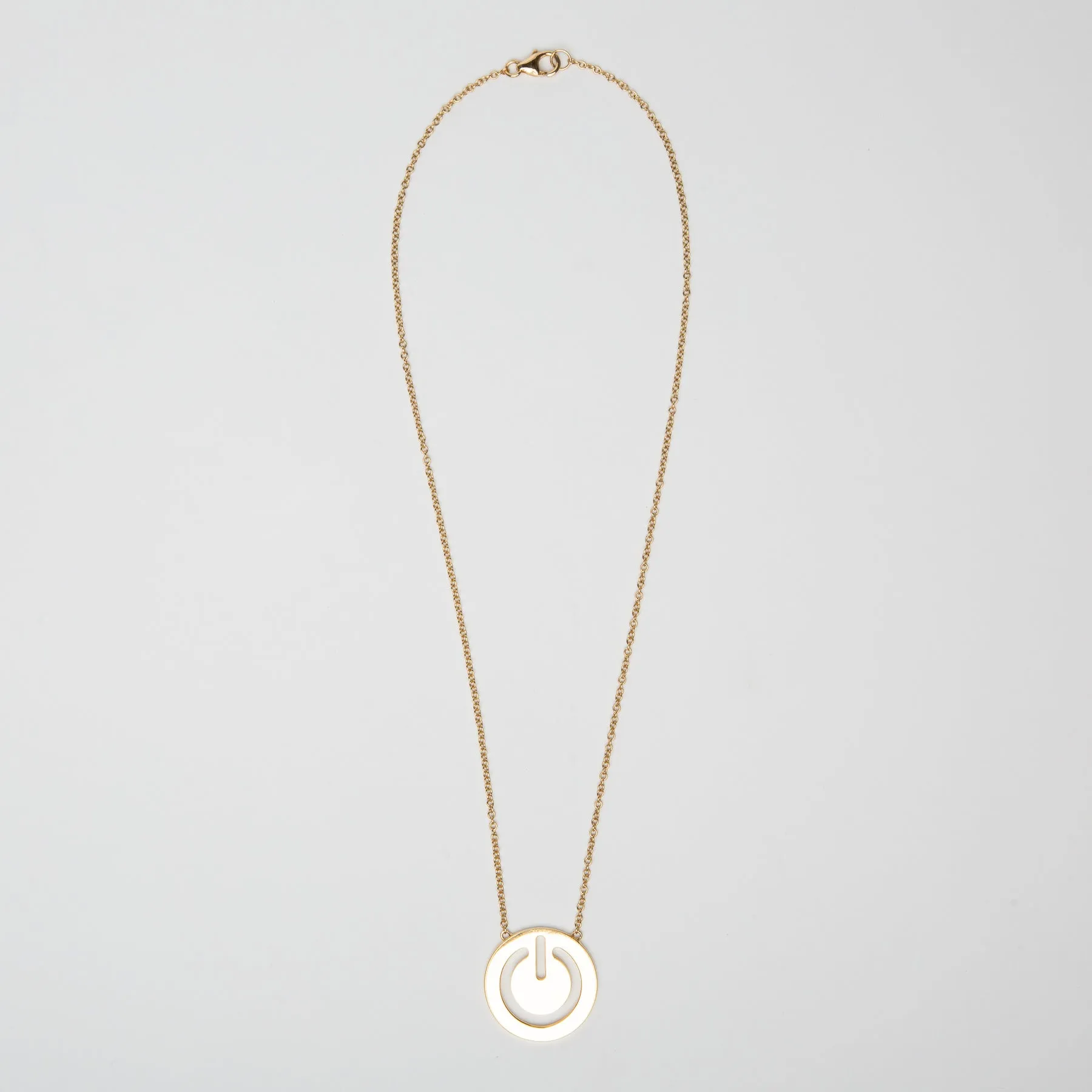 SARAH JANE WILDE | GOLD RESET SYMBOL NECKLACE