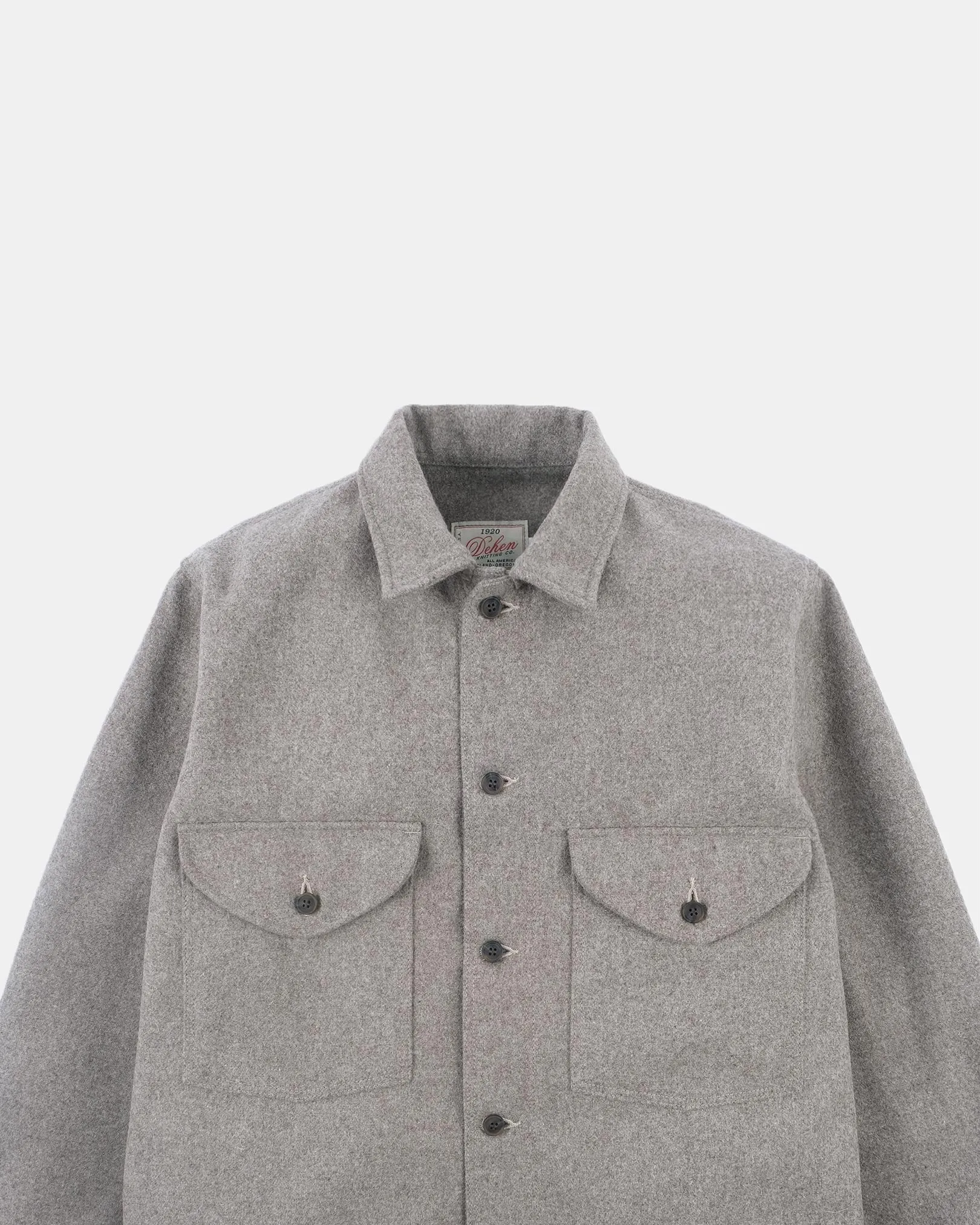 Skyline Overshirt - Oatmeal Melton