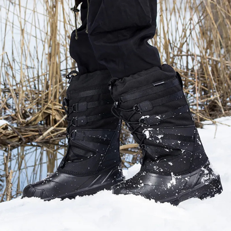 Snowleopard Men's Waterproof Snow Anti-slip Boots