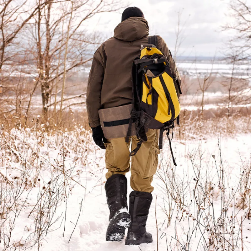 Snowleopard Men's Waterproof Snow Anti-slip Boots