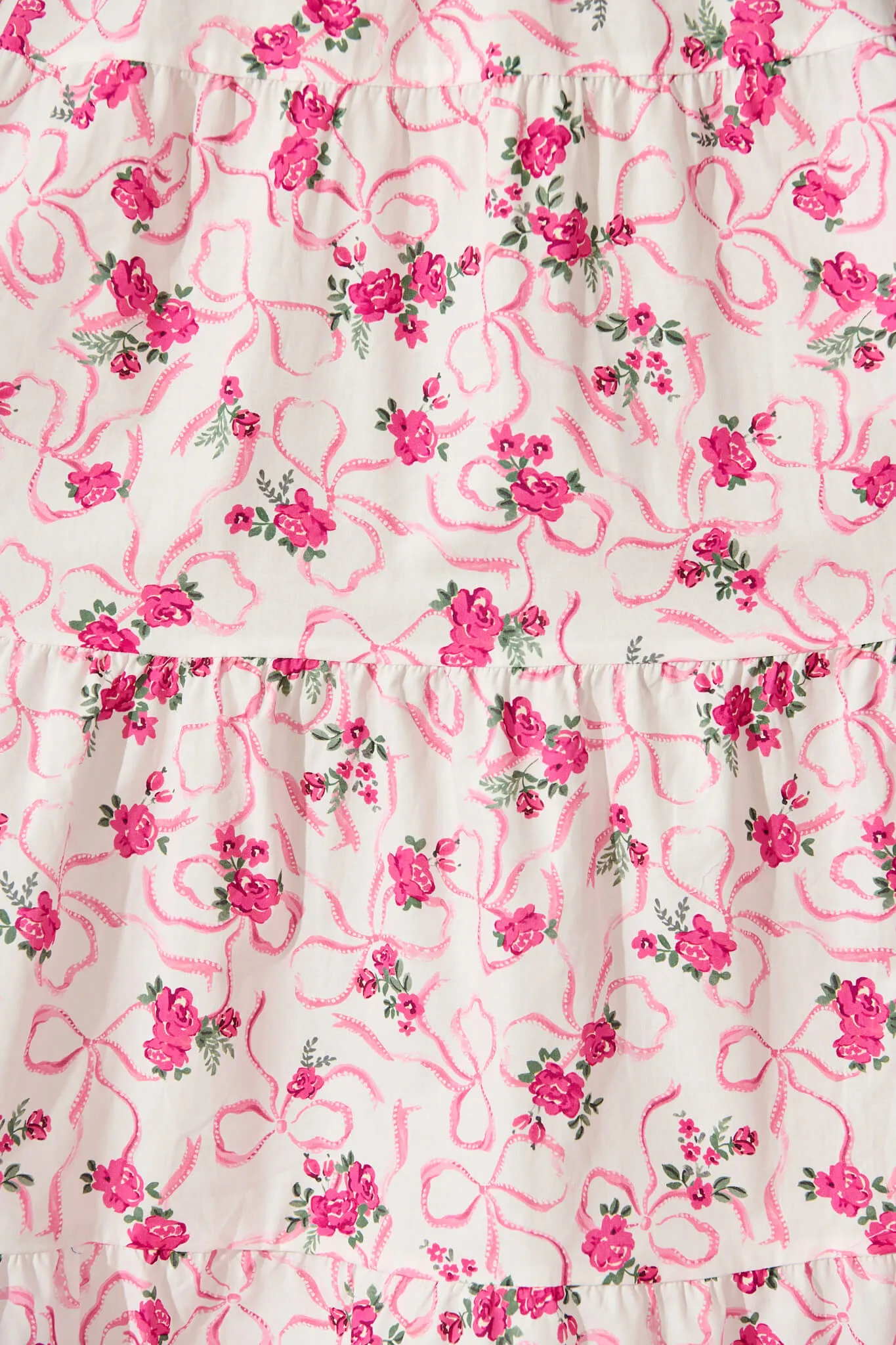 Someday Midi Sundress In Pink Floral Print Cotton