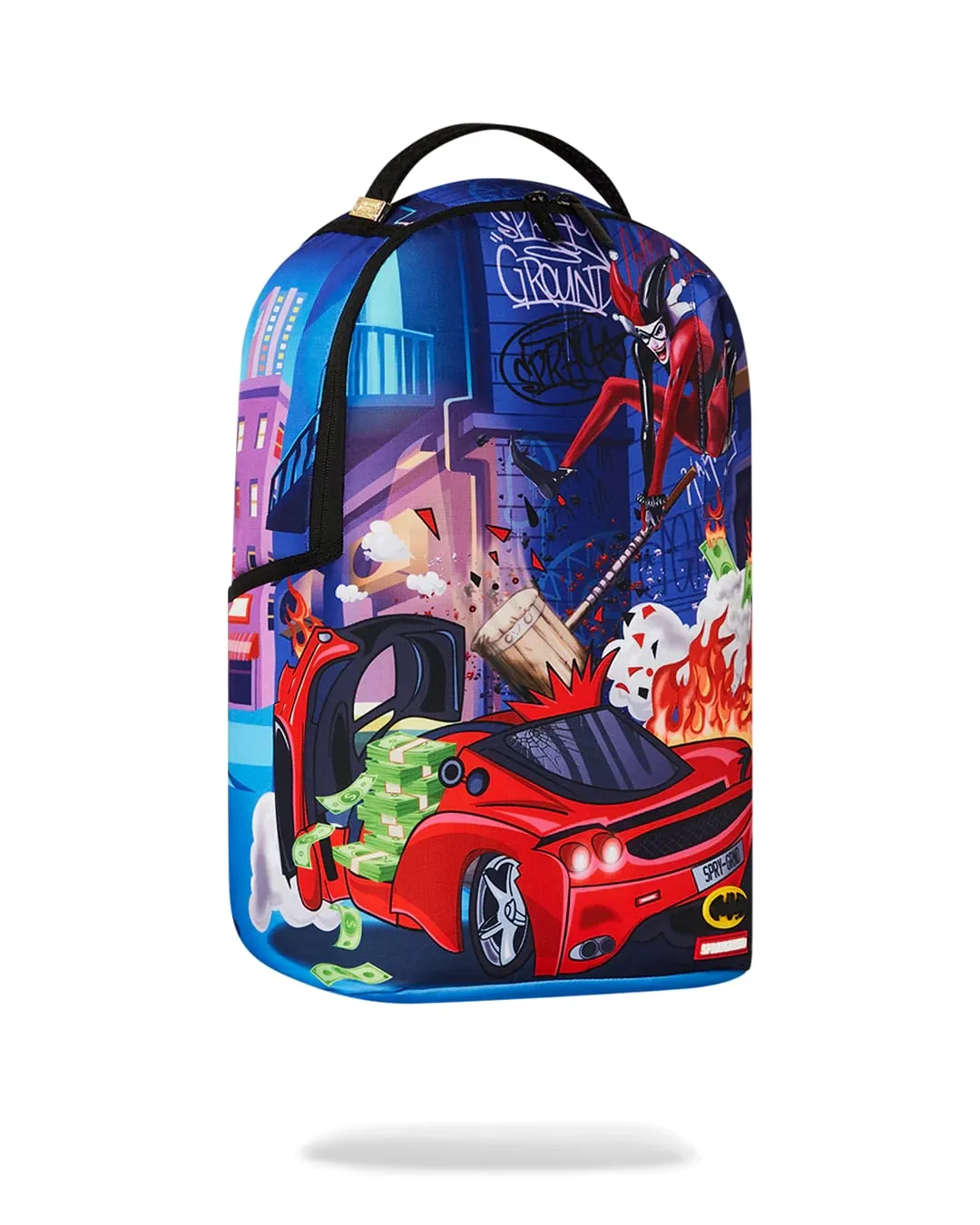 Sprayground DC Harley Car Smash DLXSR Backpack B6415