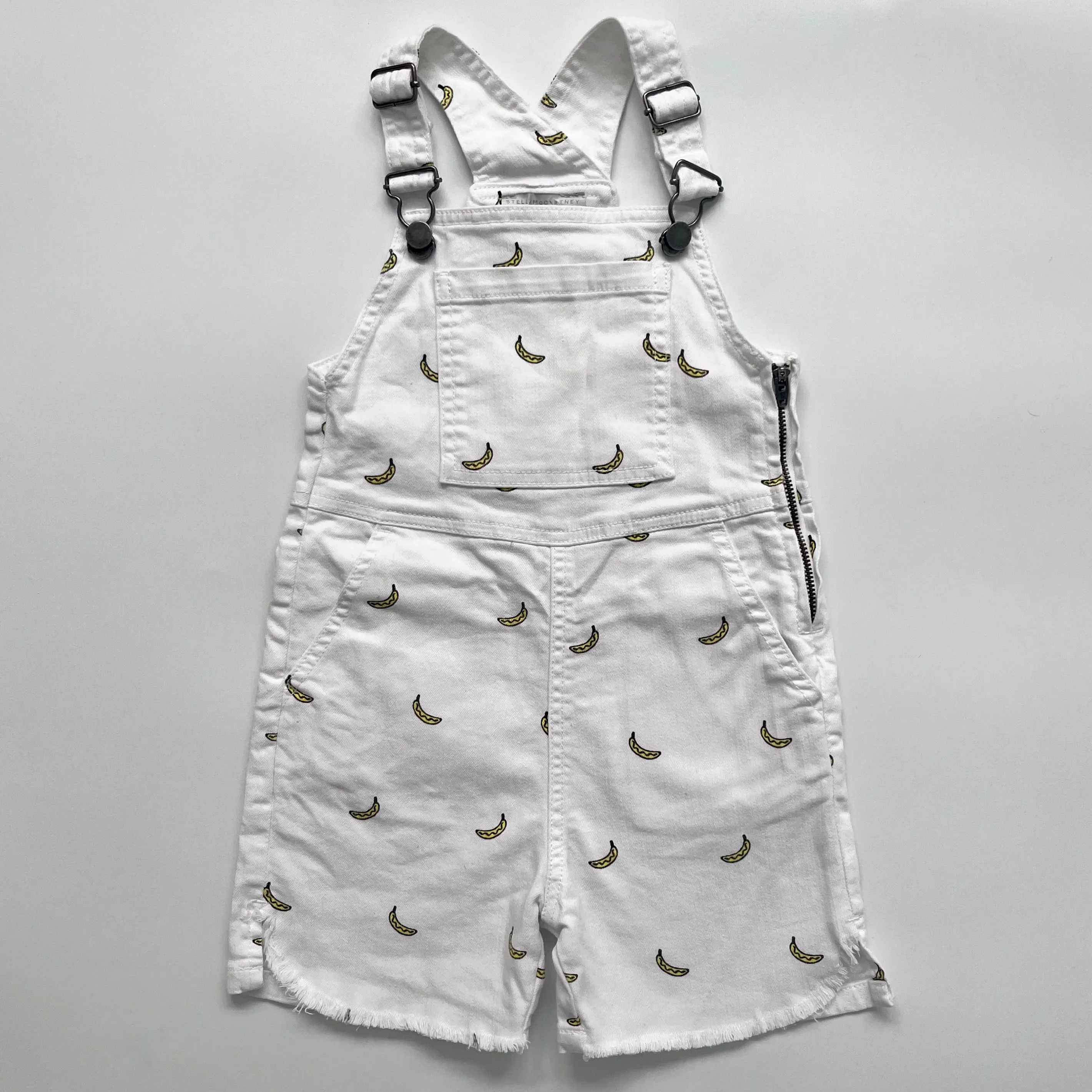 Stella McCartney Banana Print Denim Overalls: 4 Years