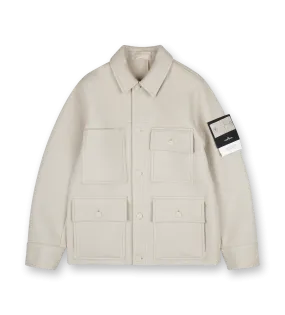 Stone Island    Heavy Melton Ghost Jacket Sand