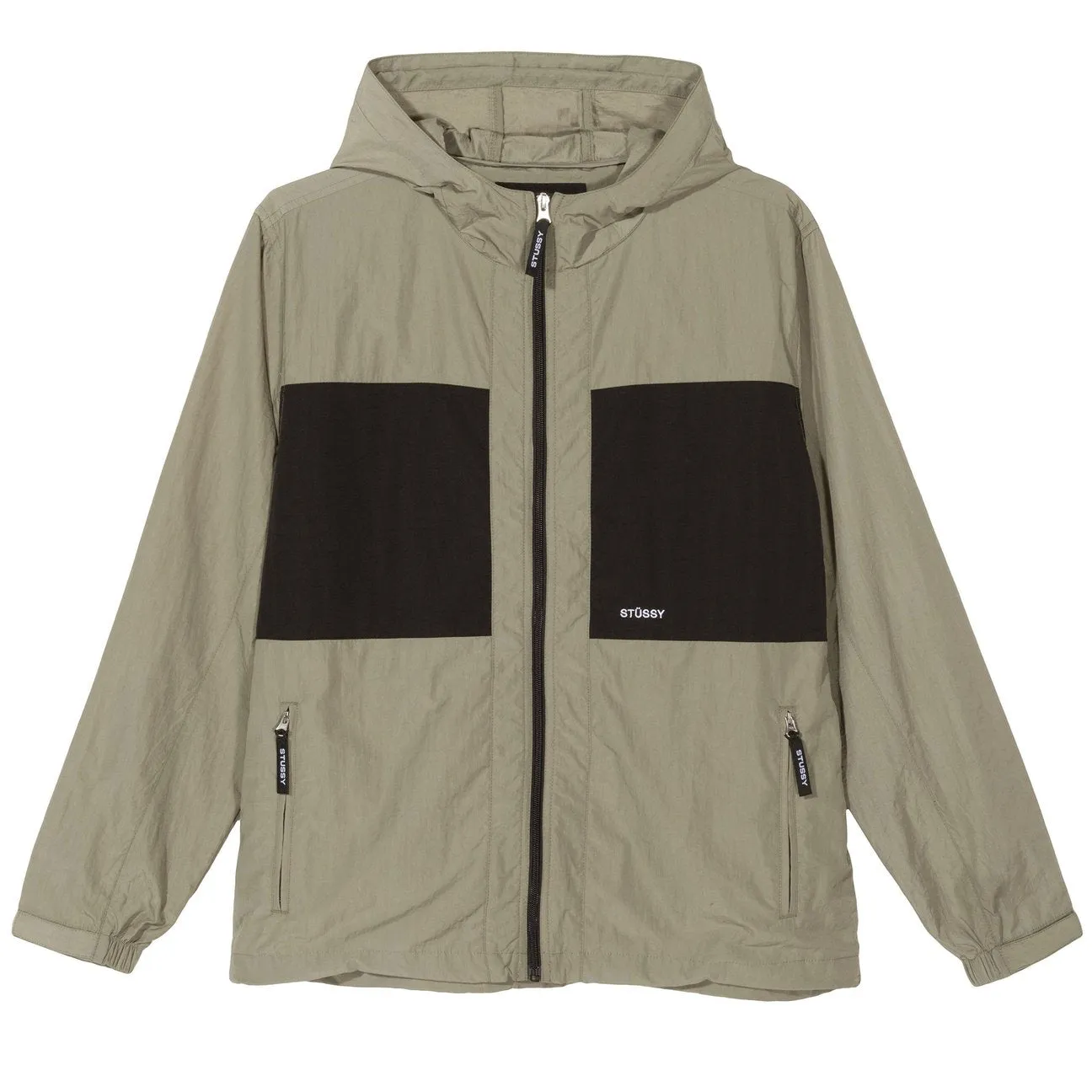 STSSY BLOCK TECH JACKET // KHAKI