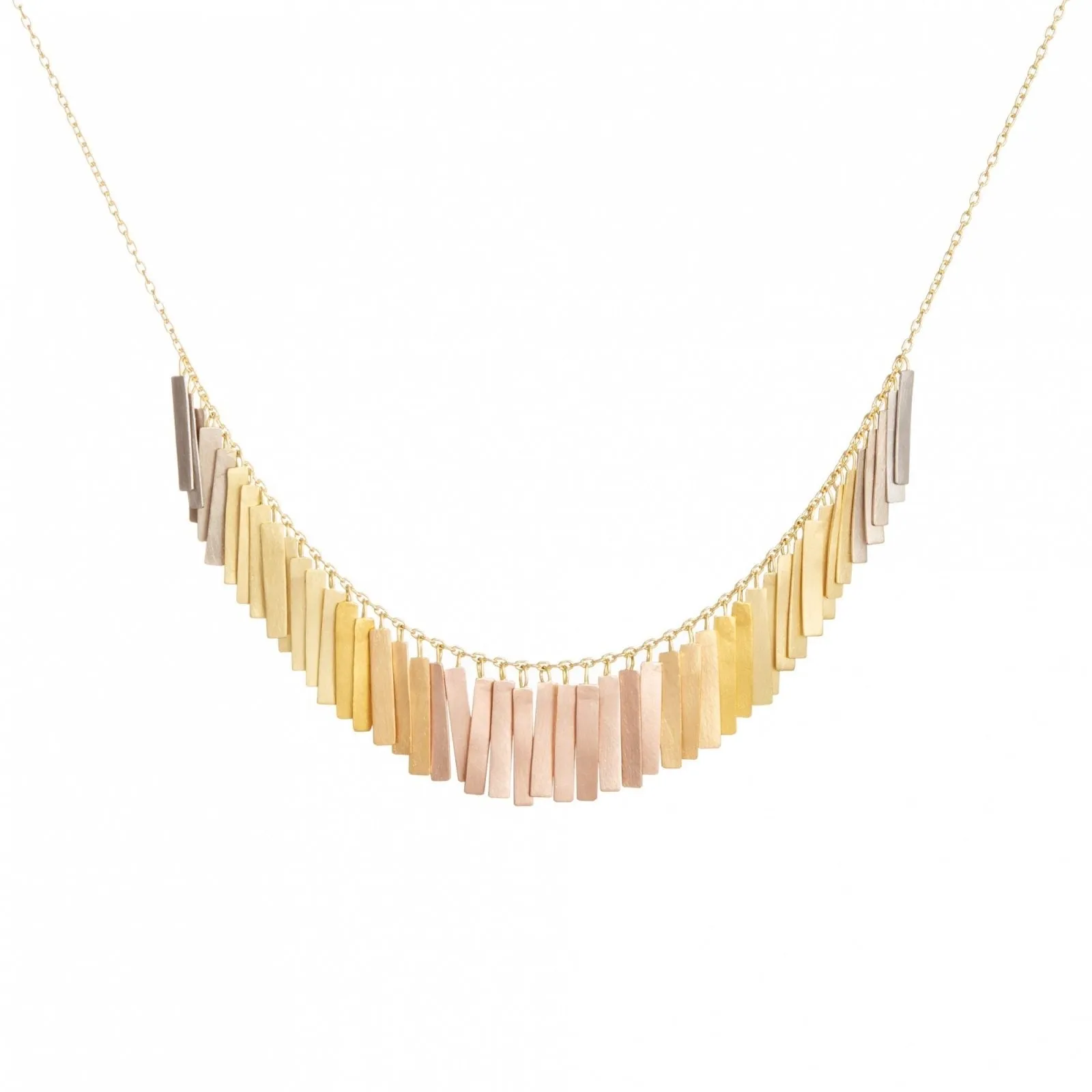 Sunset Fringe Arc Necklace - Sia Taylor