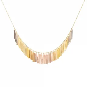 Sunset Fringe Arc Necklace - Sia Taylor