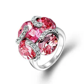 The amazing rose crystal ring