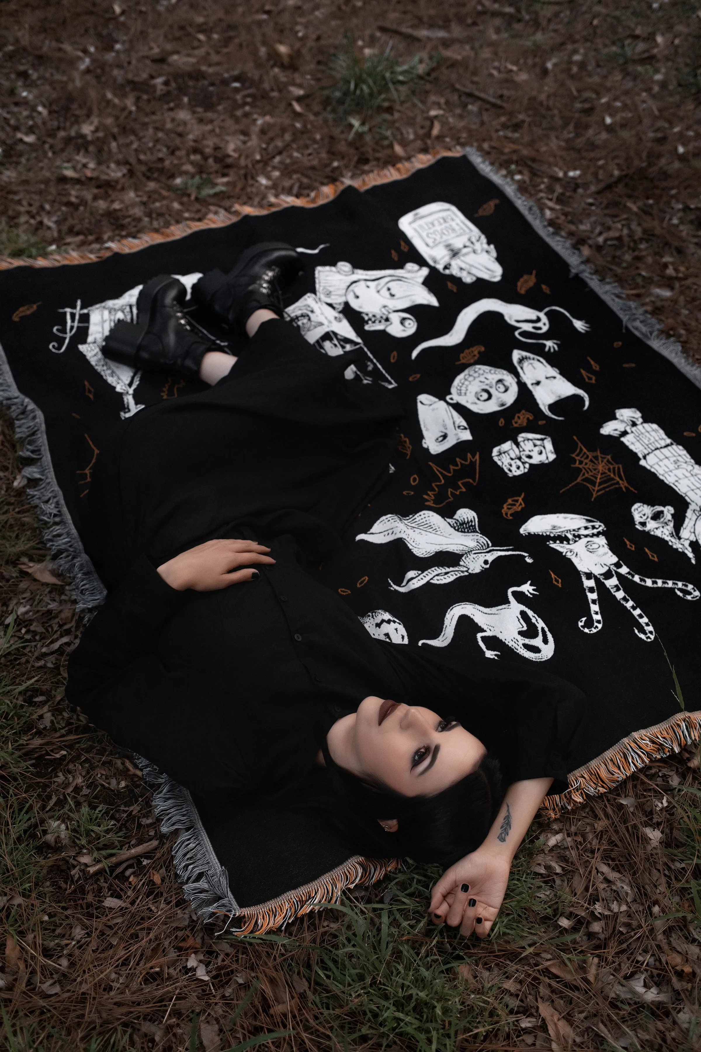 'This Is Halloween' Woven Tapestry Blanket