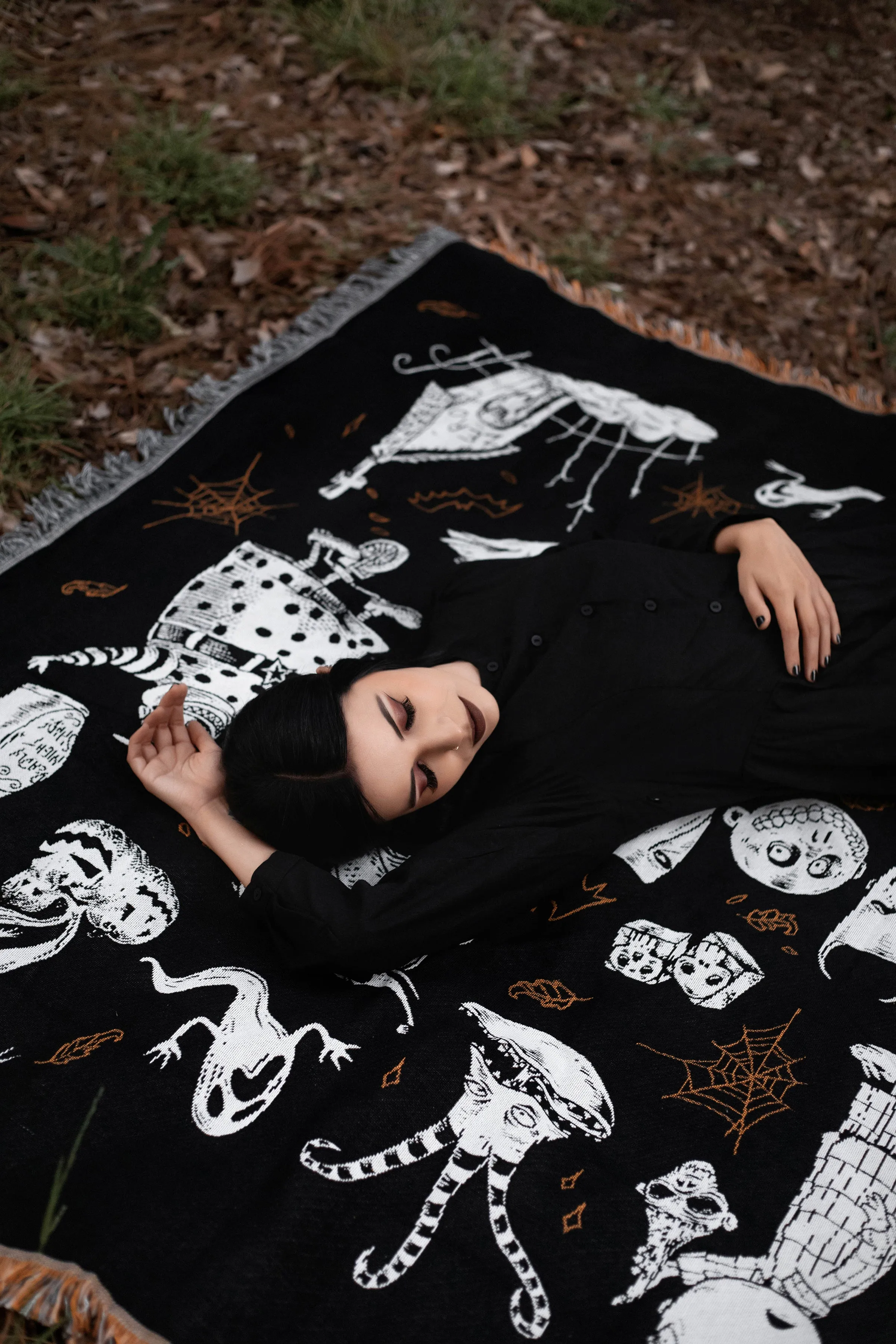 'This Is Halloween' Woven Tapestry Blanket