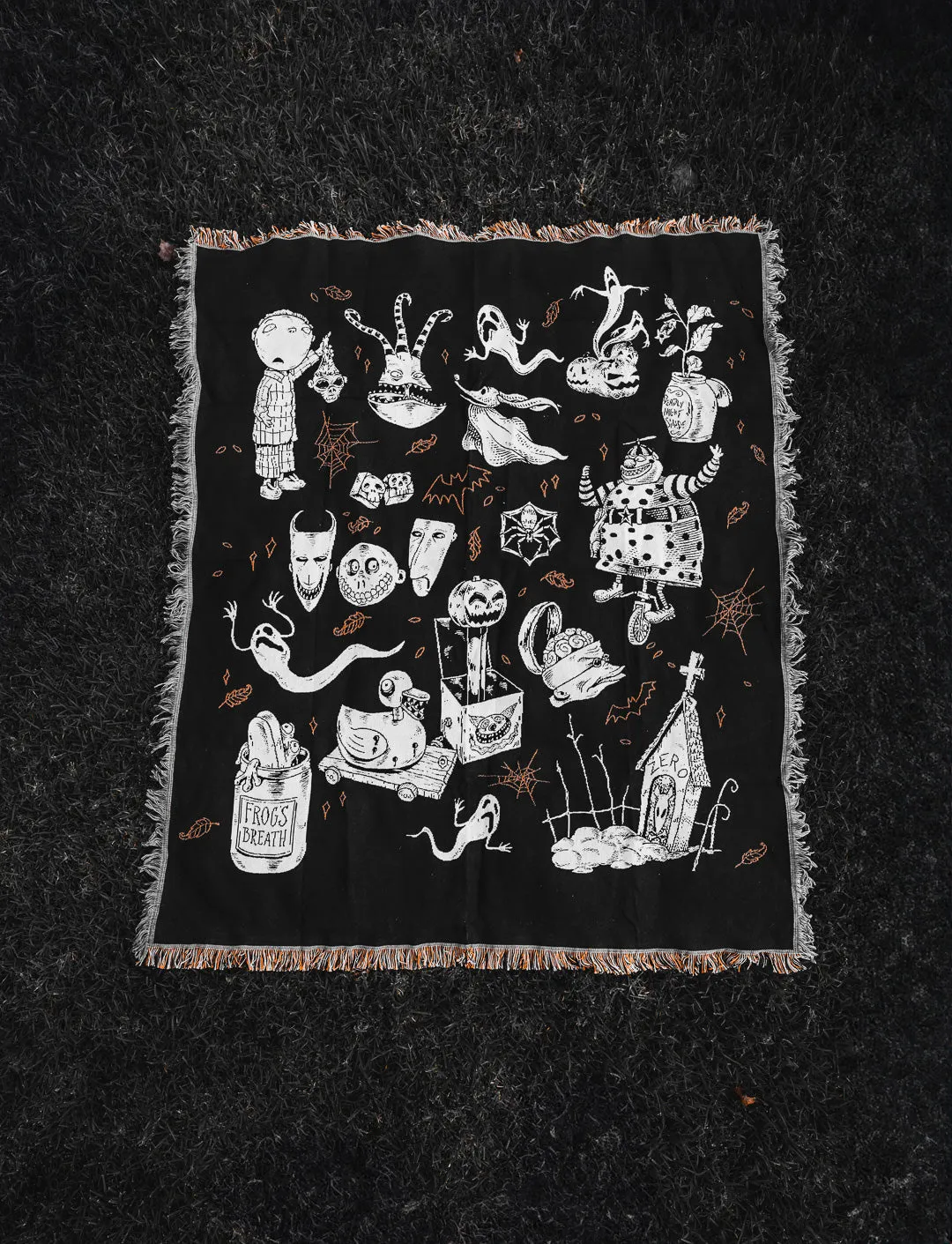 'This Is Halloween' Woven Tapestry Blanket