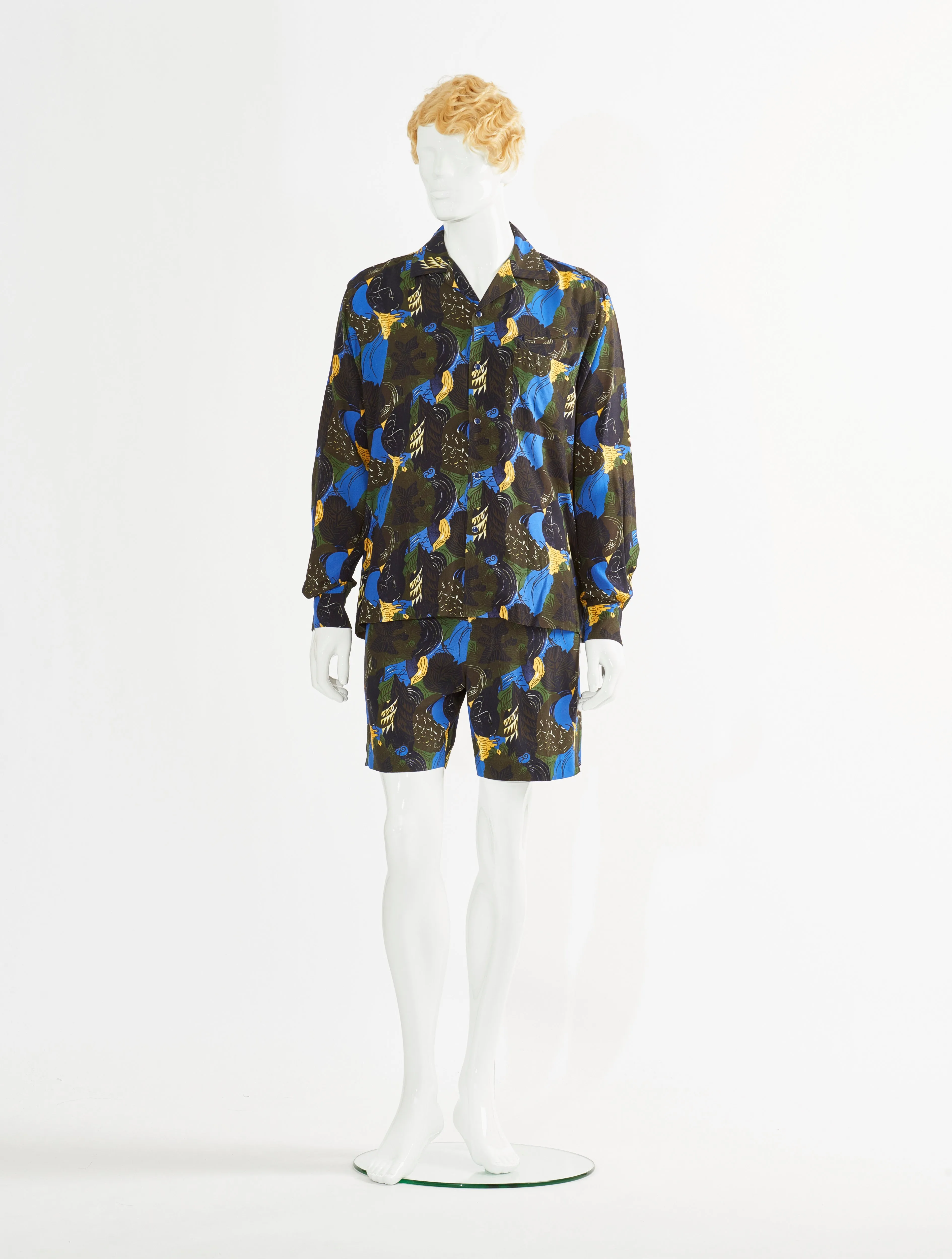 Toga Virilis Print Rayon Shirt