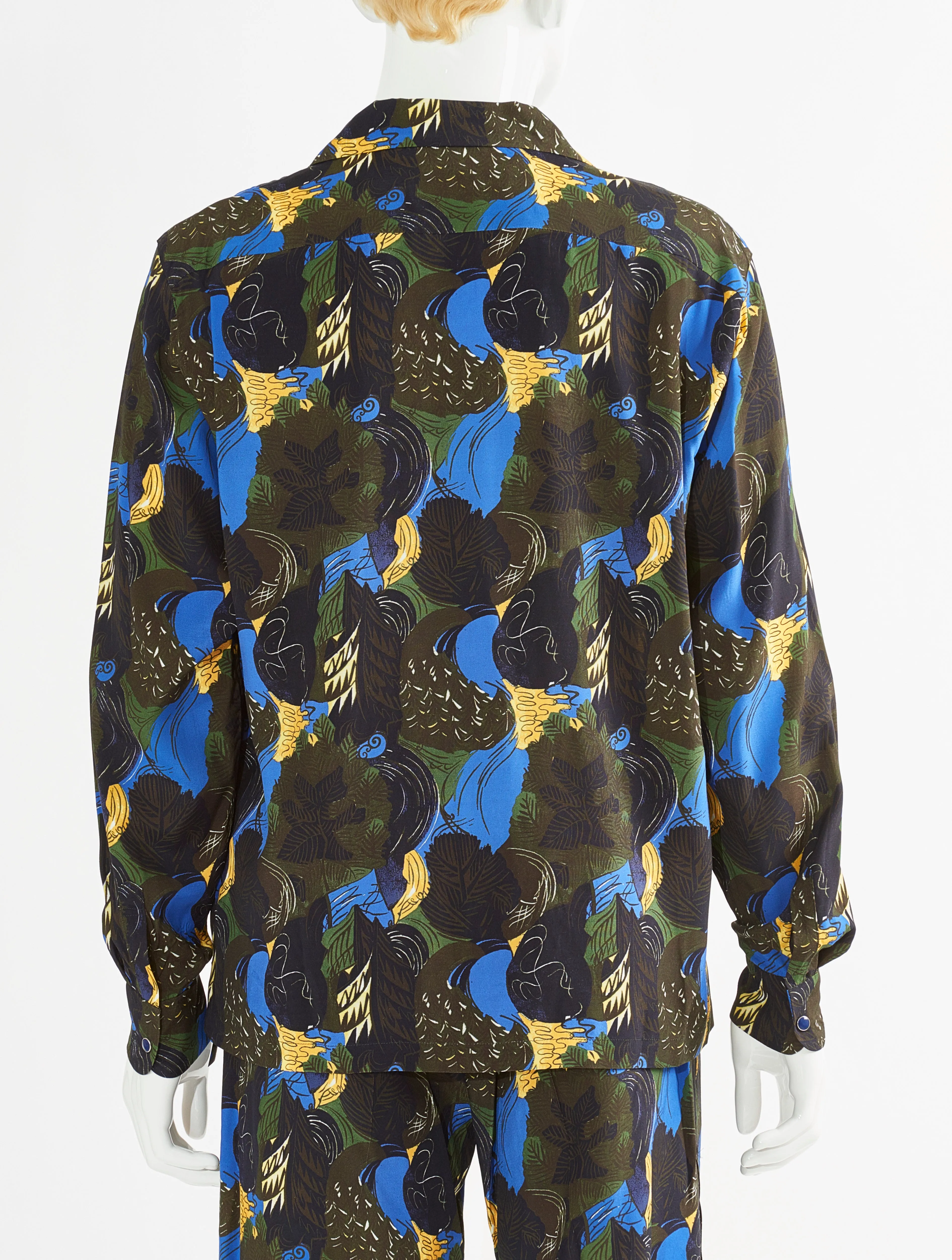 Toga Virilis Print Rayon Shirt