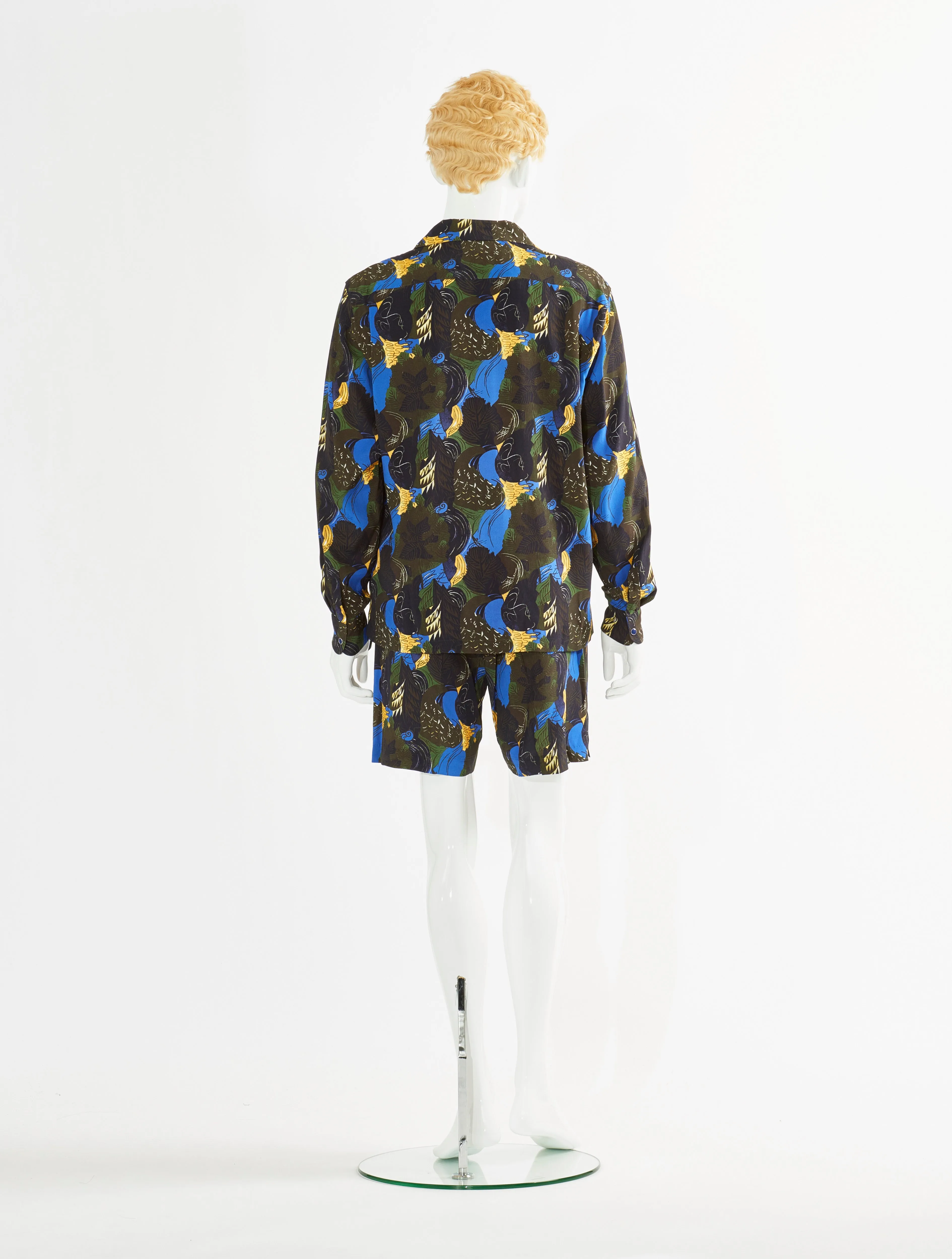 Toga Virilis Print Rayon Shirt