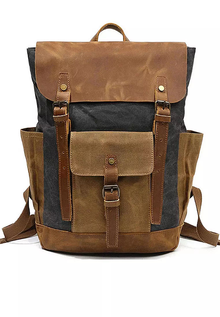 Twenty Eight Shoes VANSA Vintage Wax Canvas Backpacks VBM-Bp3132