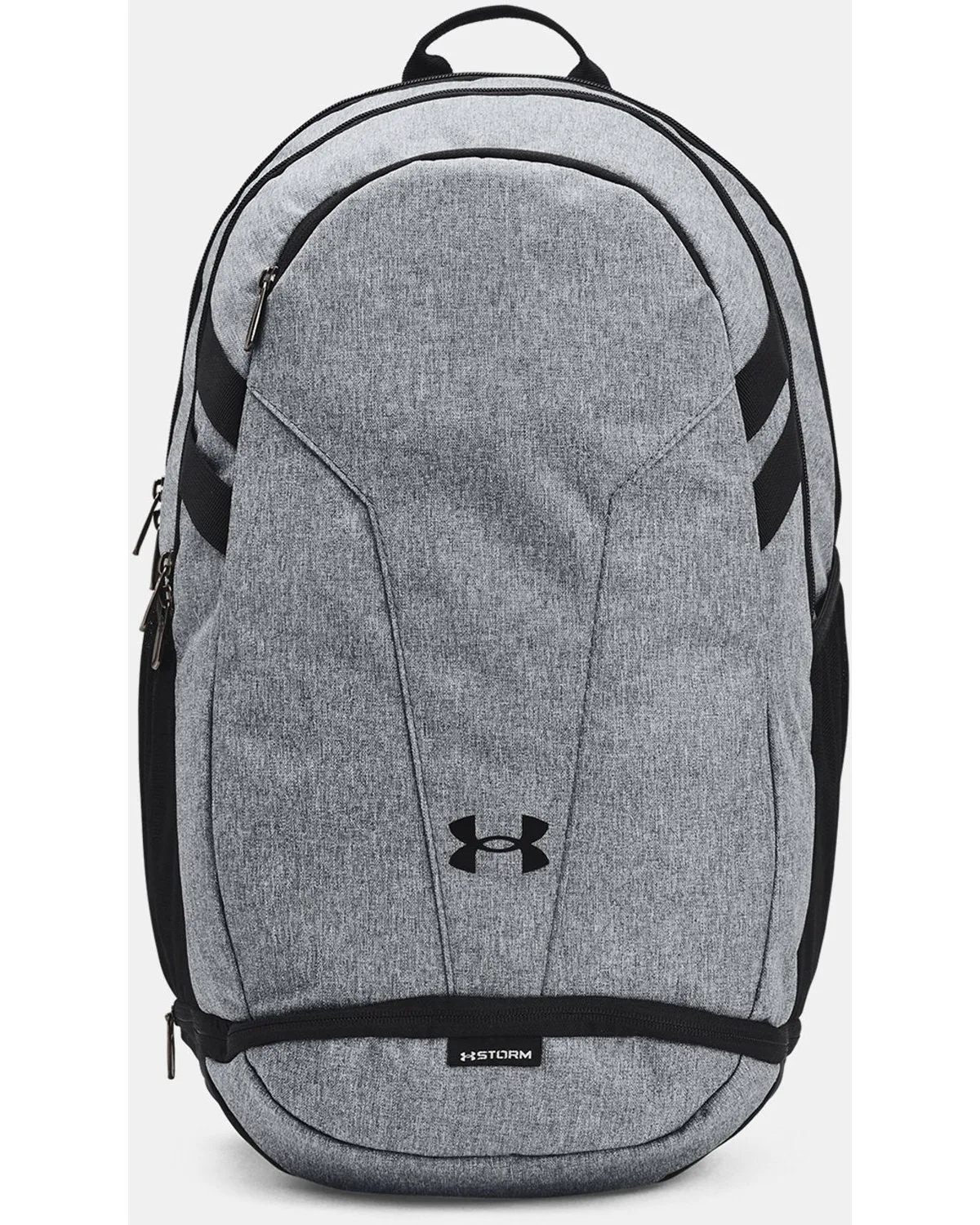 Under Armour Hustle Branded Backpacks, Petrol Grey