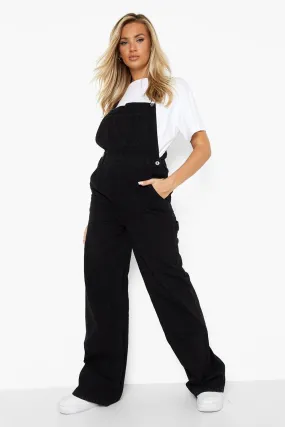 Utility Pocket Boyfriend Denim Overalls