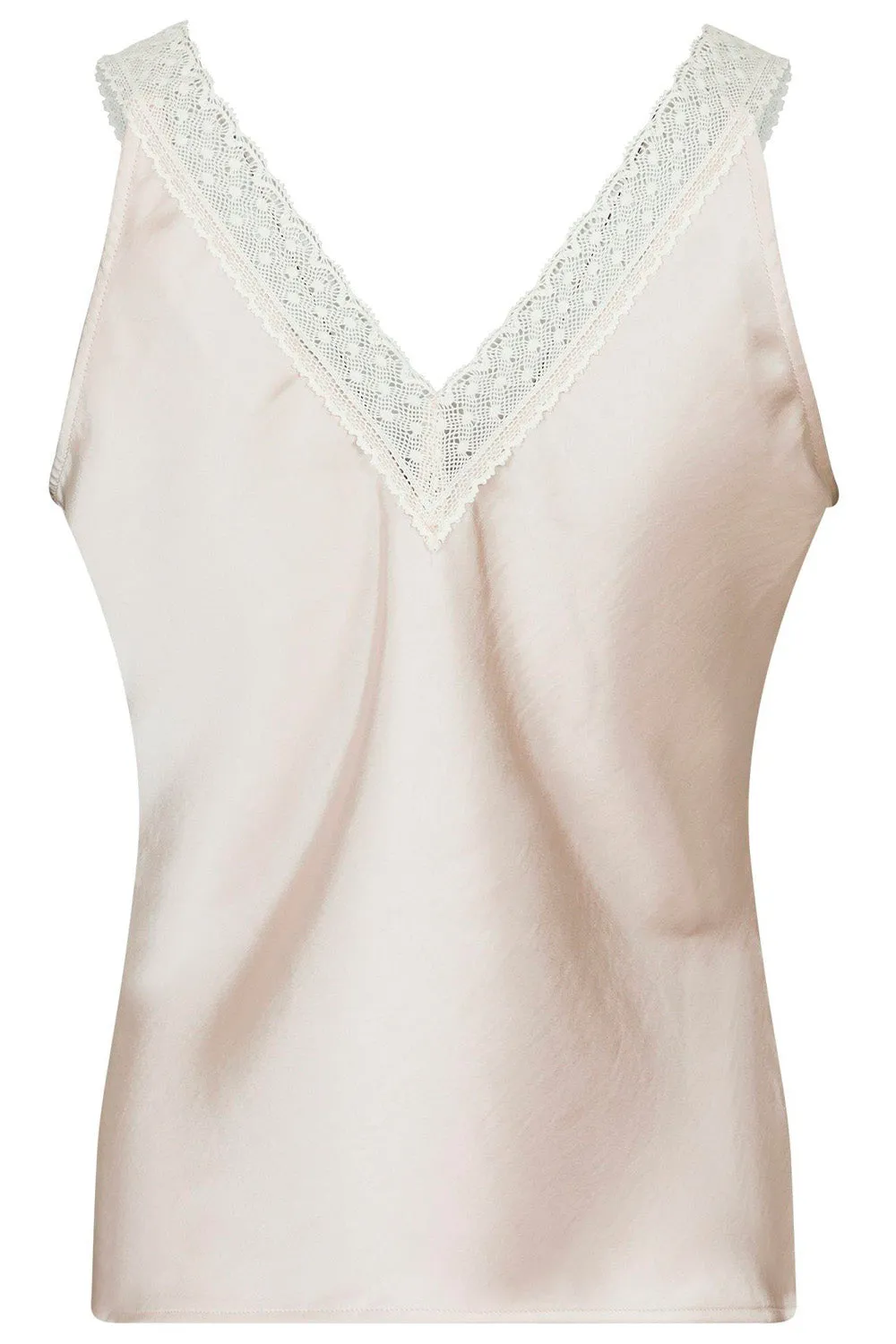 Vinnita Lace Top 162665 | Champagne | Bluse fra Neo Noir