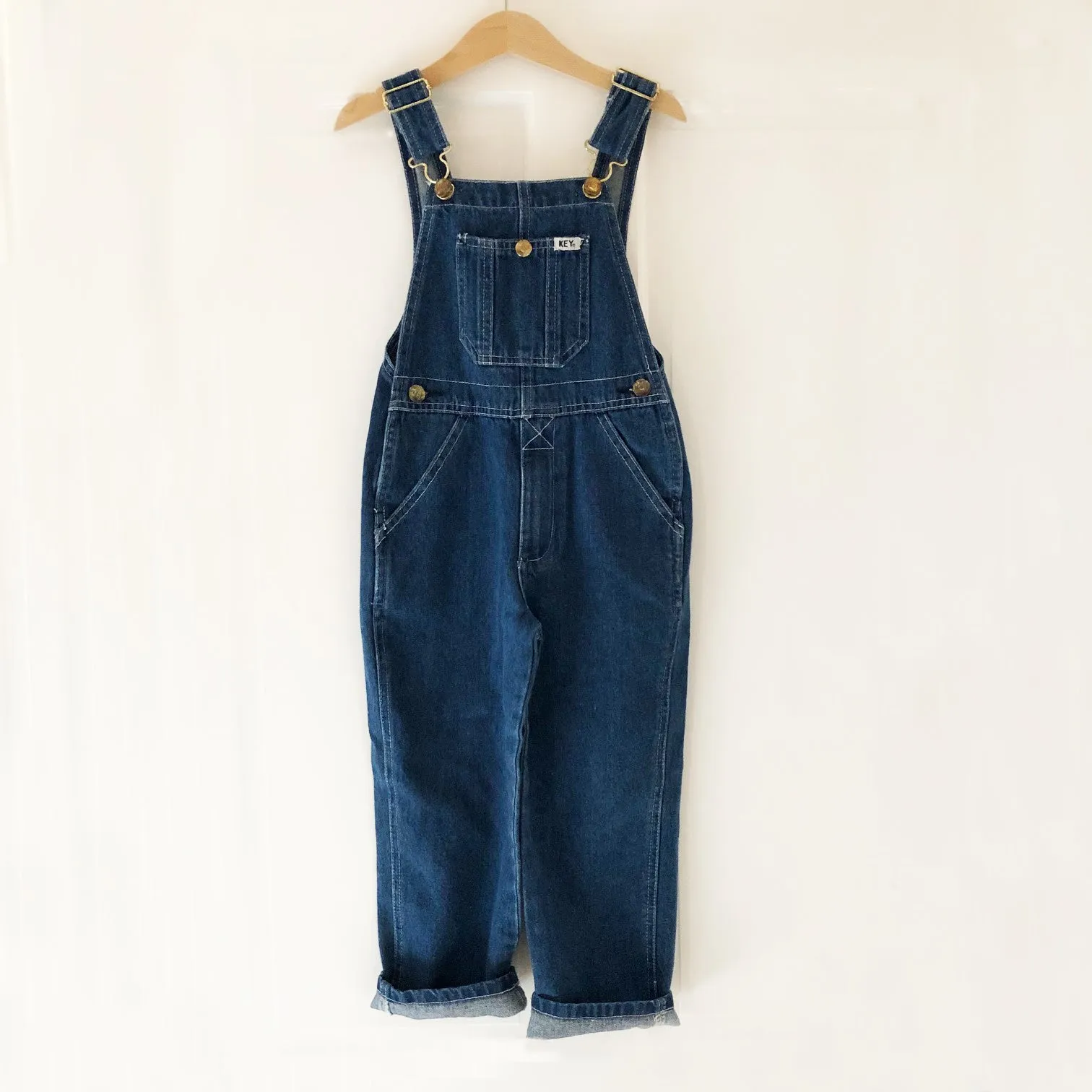 Vintage Key Overalls Size 6-7