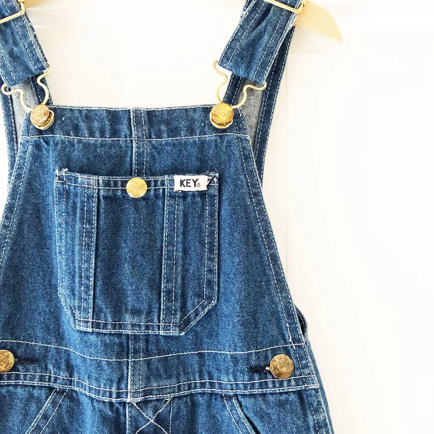 Vintage Key Overalls Size 6-7