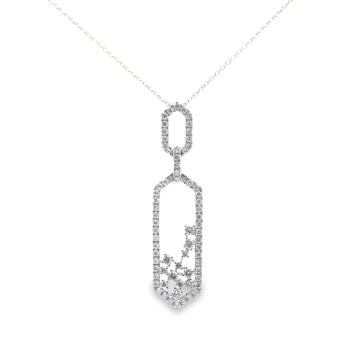 White Gold Diamond Fashion Pendant