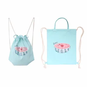 Women backpack Watermelon Printing Drawstring Backpack For Girl Student School Canvas backpacks