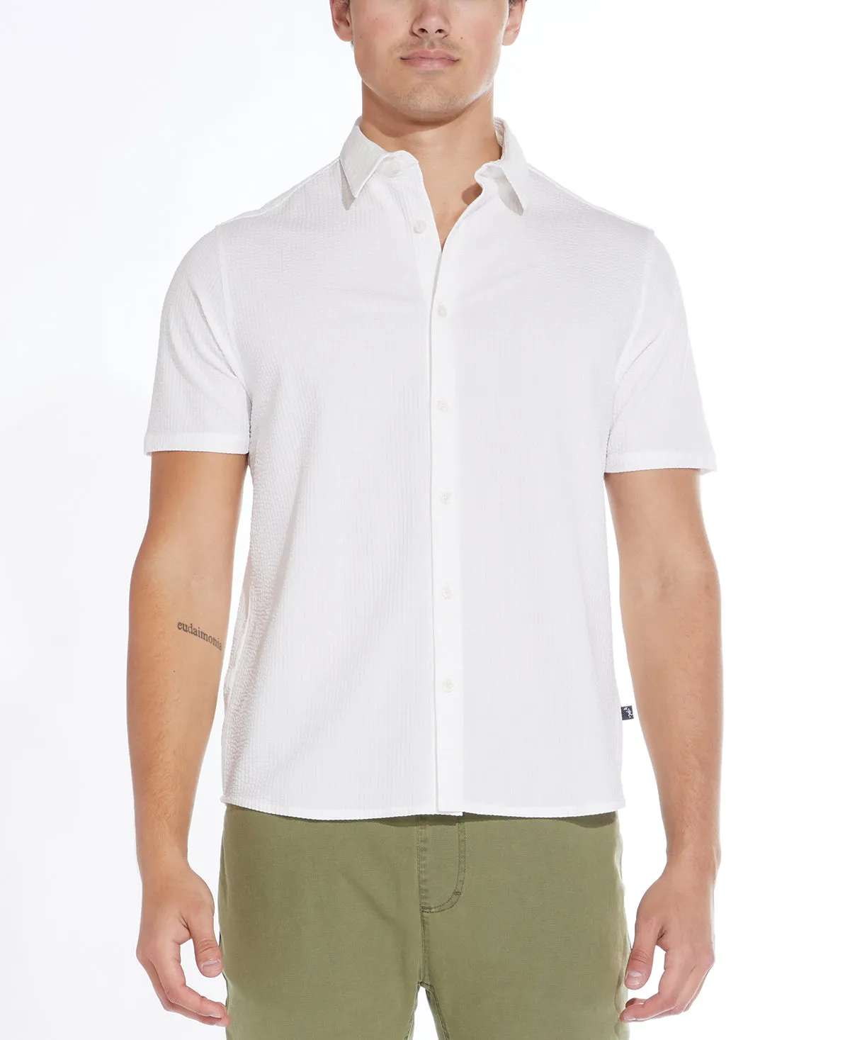 Worley Knit Shirt (White)