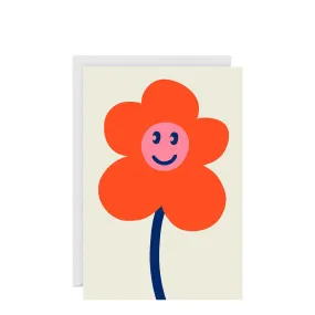 WRAP Happy Flower Card