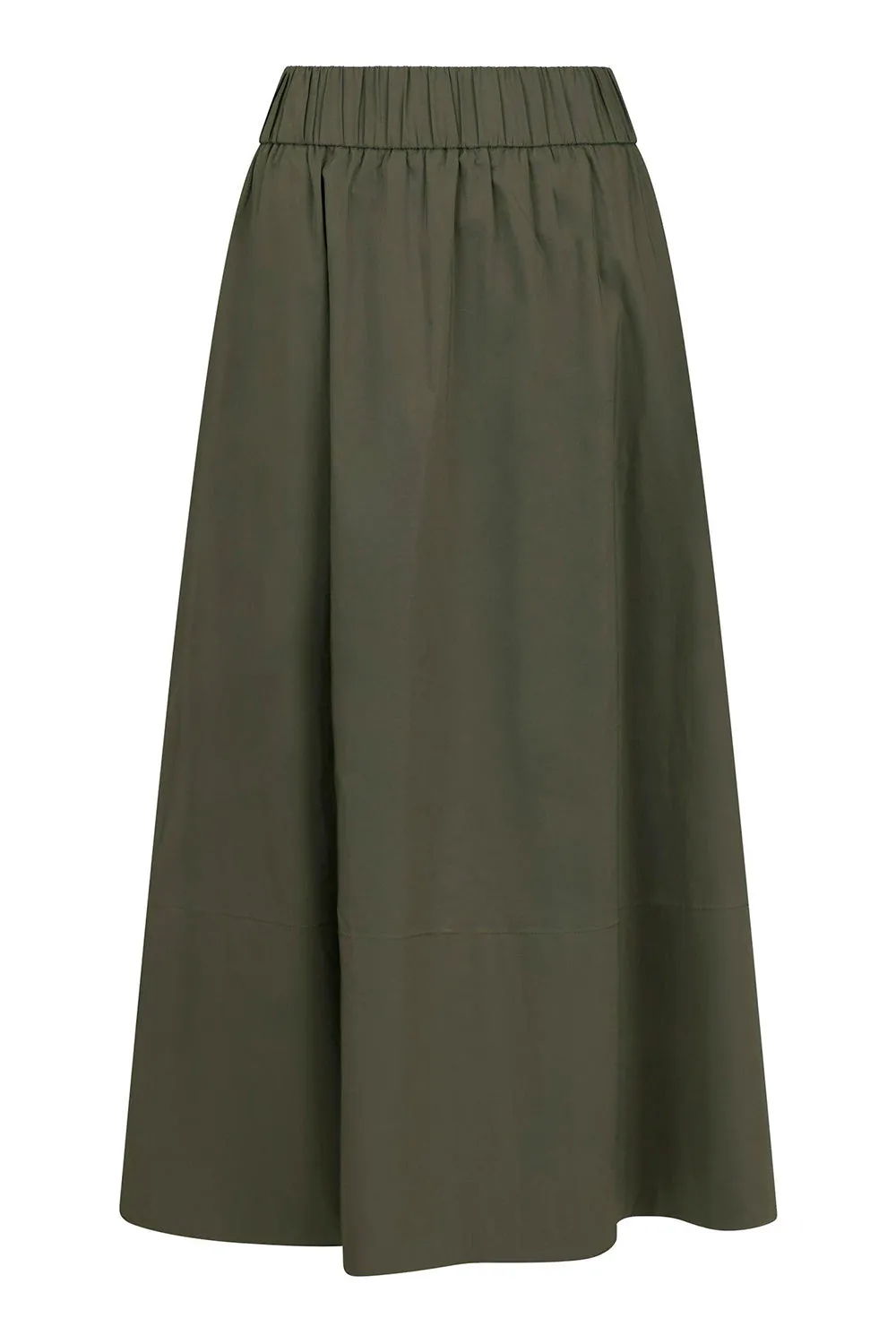 Yara Poplin Skirt | Army | Nederdel fra Neo Noir