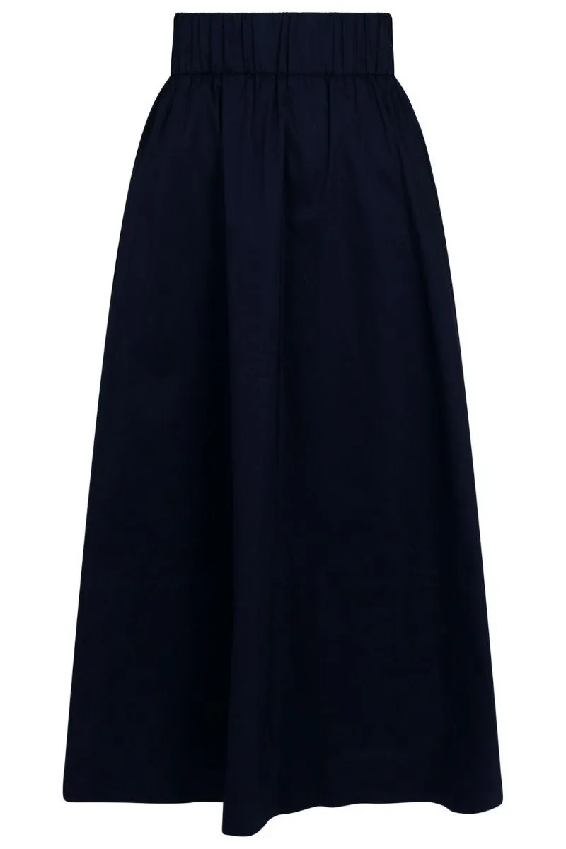 Yara Poplin Skirt | Black | Nederdel fra Neo Noir