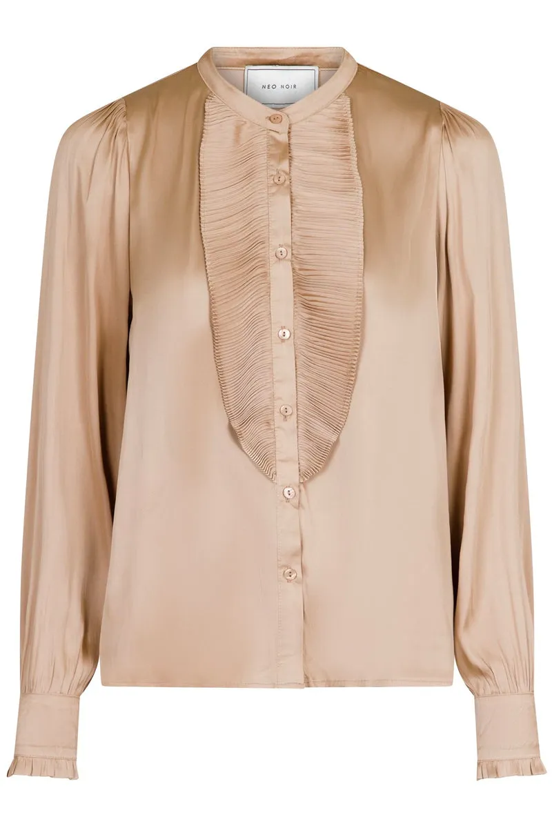 Zola Blouse | Sand | Bluse fra Neo Noir