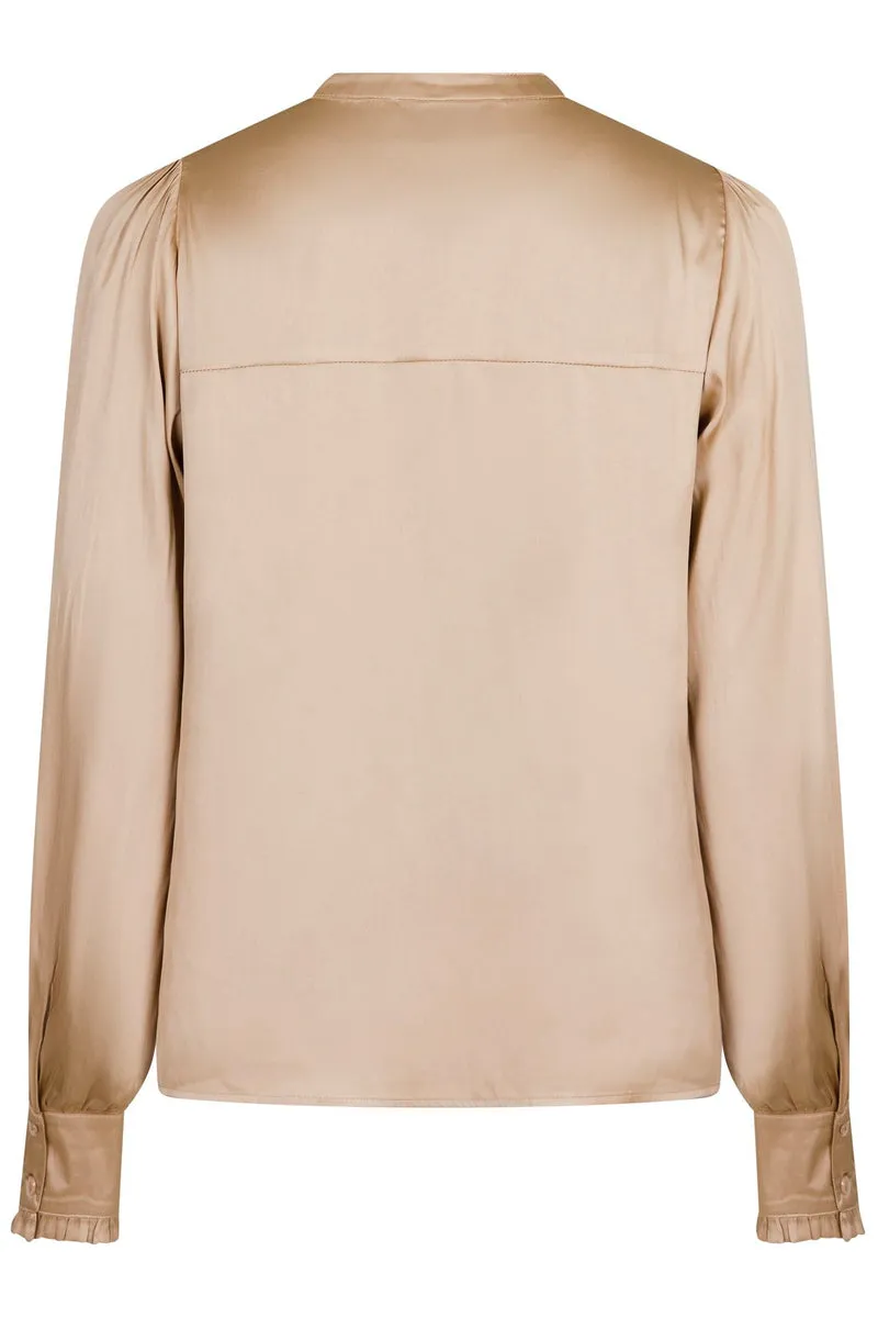 Zola Blouse | Sand | Bluse fra Neo Noir