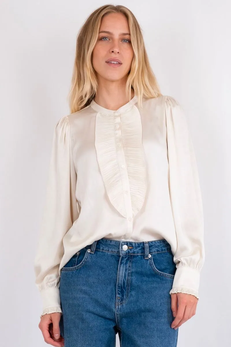 Zola Blouse 159058 | Off White | Bluse fra Neo Noir